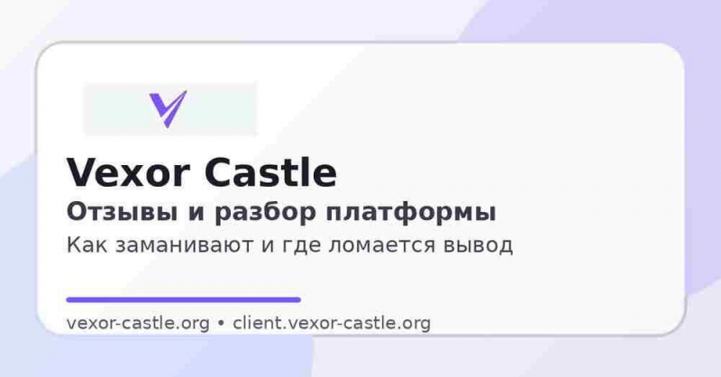 vexor-castle.org, client.vexor-castle.org, amplified.trading &mdash; разоблачение псевдо брокеров. Отзывы инвесторов